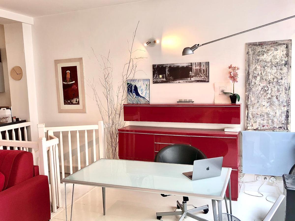 Modern Design Loft Apartment, Steps To Notre Dame Paris Eksteriør bilde